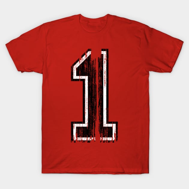 Varsity Sports Letter 1 T-Shirt by Adatude